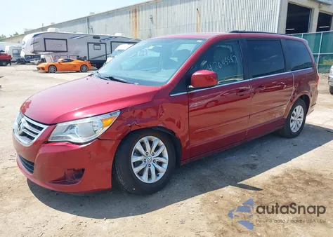 2012 Volkswagen Routan Se из США, поврежденный, VIN 2C4RVABG5CR355524